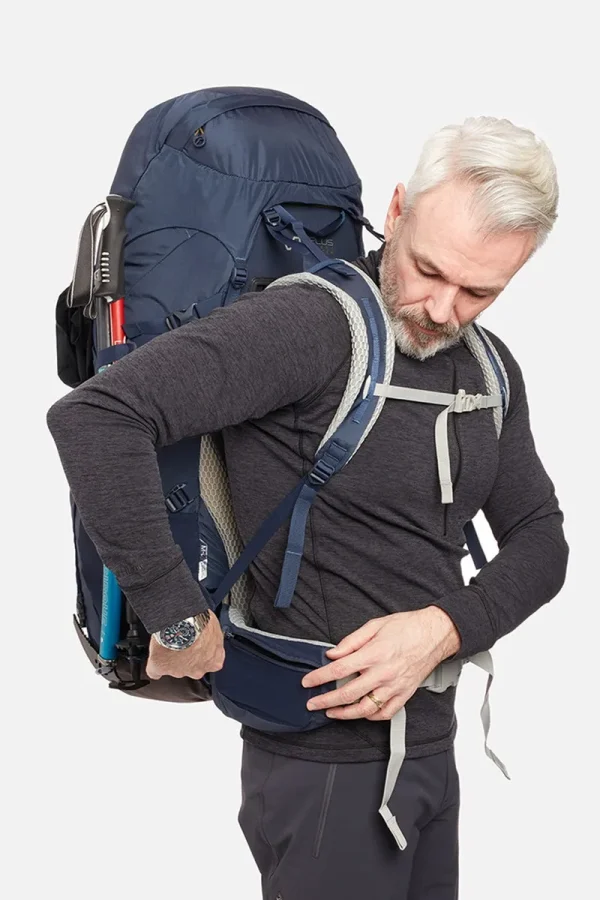 תרמיל טיולים Lowe Alpine Manaslu 65:80L – FBQ-05-NA – navy – 1