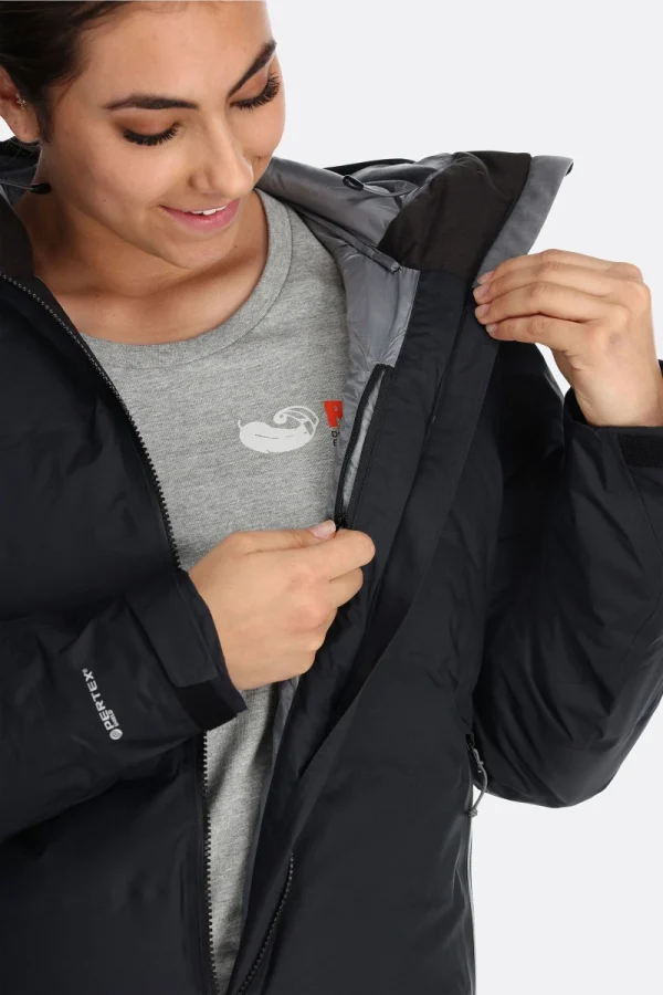 מעיל נשים Valiance Waterproof Down Parka – QDB-51-BLK – black – 5