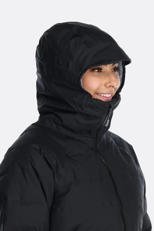 מעיל נשים Valiance Waterproof Down Parka – QDB-51-BLK – black – 4