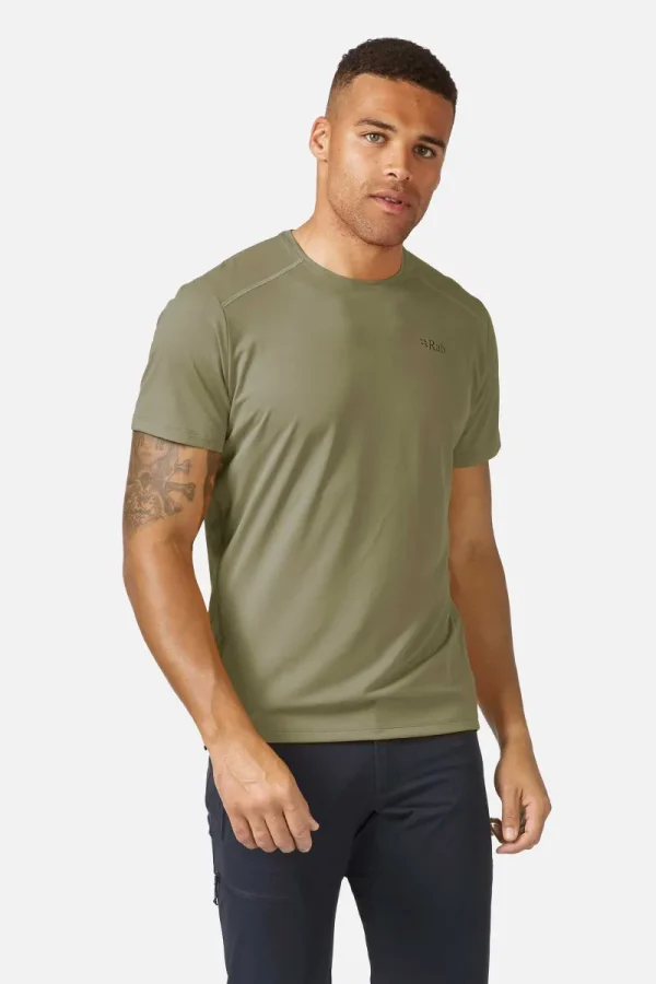 חולצת טי קצרה גברים Force – QBL-05-LKH – light-khaki – 1